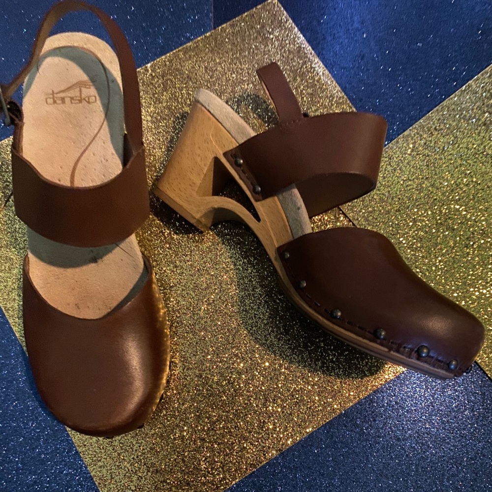 SOLD DANSKO VTG UNIQUE MARY JANE Clogs GORG - Picture 2 of 8